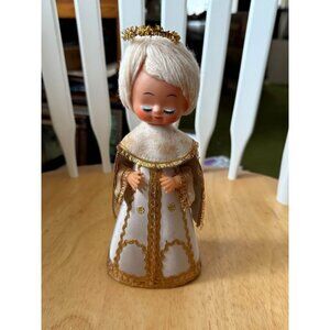 Vintage Christmas Angel Tree Topper Made in Japan 8"
